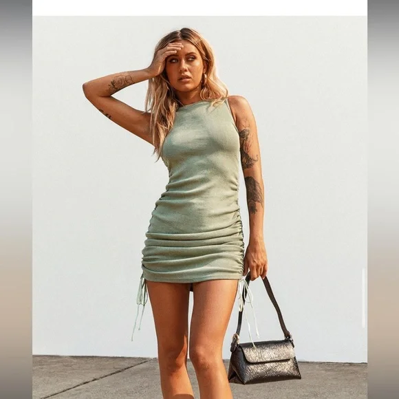 green emerald velvet dress Kenzie Maxi Dress Green